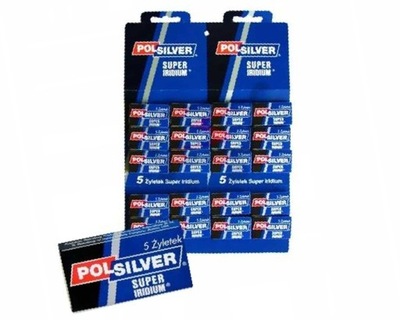 Polsilver Super Iridium (5 żyletek)