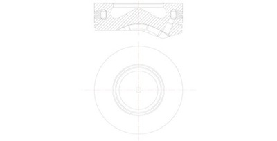 MAHLE ORIGINAL 081 PI 00105 000 PISTÓN  