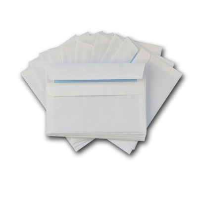 Koperty białe C6 paczka 50 sztuk