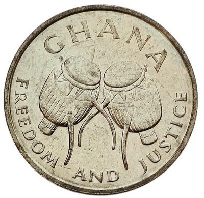 GHANA 50 CEDIS 1991 BĘBNY MENNICZA