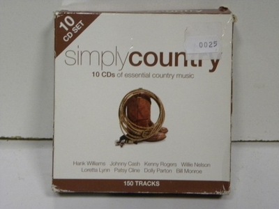 M Simply Country 10CD Johnny Cash Kenny Rogers Dolly Parton 12CD 025