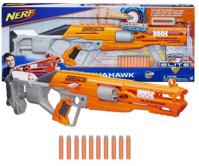 NERF ALPHAHAWK wyrzutnia ELITE N-STRIKE +10 strzał