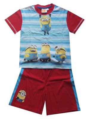 KOMPLET T-SHIRT SPODENKI MINIONKI 4lata 104cm