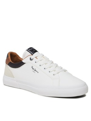 Pepe Jeans Sneakersy Kenton Court PMS30839 White 800
