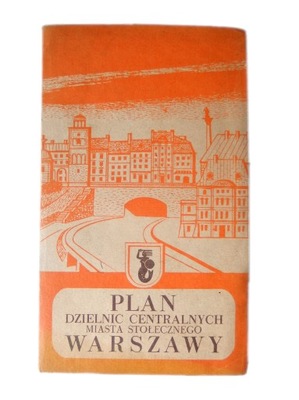 Plan dzielnic centralnych m.st. Warszawy 1955