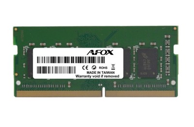 AFOX Pamięć AFOX (SODIMM\DDR3L\8 GB\1600MHz\1.35V\11 CL\Single)