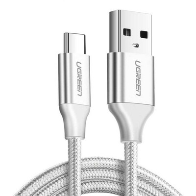 UGREEN KABEL PRZEWÓD USB DO USB-C ŁADOWANIE QC3.0 PD 5V 3A 480MBPS OPLOT 3M