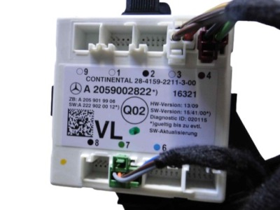 Mercedes glc x253 253 модуль w дверь левая передние фото №1