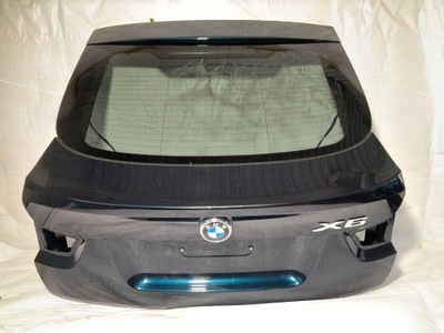 Bmw x6 x6m e71 крышка багажника задняя задняя спойлер стекло фото №1