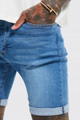 Boohoo yfr SPODENKI JEANSOWE W28