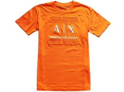 ARMANI EXCHANGE T-SHIRT j. NOWY DUŻE LOGO S