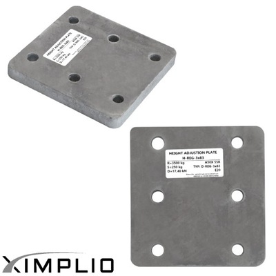 OCYNKOWANA PLACA PARA REGULACIÓN ALTURA DE DIRECCIÓN PARA MITSUBISHI L 400 95-05  