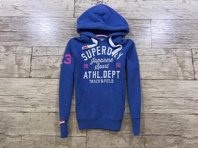 SUPERDRY TRACK&FIELD Bluza Damska KAPTUR XS