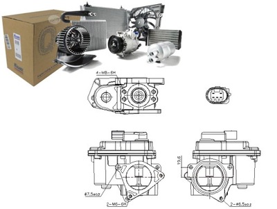 VÁLVULA EGR AUDI A3 A4 ALLROAD B8 A4 B8 A5 A6 C6 Q5 TT DODGE JOURNEY  