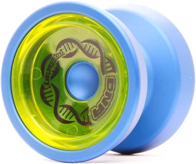 YoyoFactory DNA Yo-Yo - Blue Yellow (Metal Yoyo,