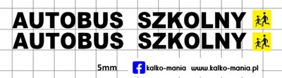 AUTOSAN AUTOBUS SZKOLNY KALKOMANIA 1:72