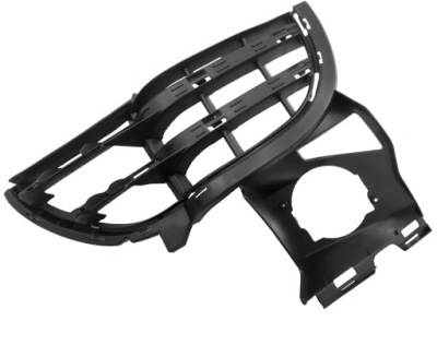 Решітка радіатора бампера porsche cayenne 7p5 2010-2014 ліва фото №1