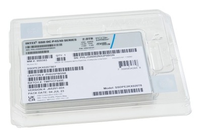 Dysk SSD Intel P4510 2TB 2,5" NVMe U.2 SSDPE2KX020T8