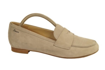 SIOUX klasyczne loafersy mokasyny SKÓRA 36,5