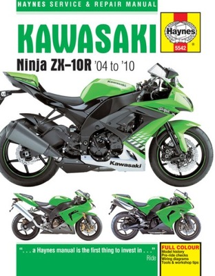 MANUAL DE MANTENIMIENTO KAWASAKI NINJA ZX-10R ZX 1000 04-10  