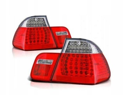 ФОНАРИ DIODOWE BMW E46 01-05 СЕДАН RED WHITE LED (СВЕТОДИОД )