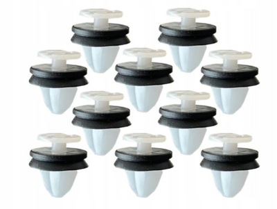 10 sztuk клипса штифт обивка renault megane фото №1