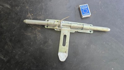 ZASUWA RYGIEL KLAMKA DO DRZWI BRAM SOLIDNA KOMPLET