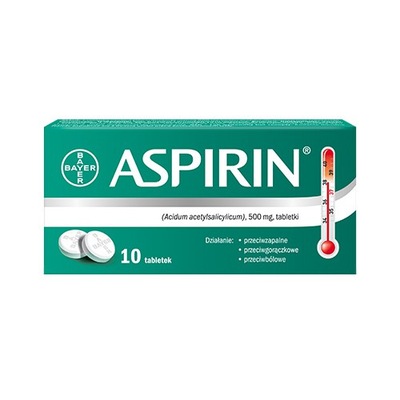 Aspirin 500 mg- 10 tabl.