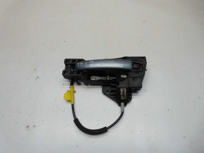 Ручка наружная audi tt 8j левая серая ly7e фото №1