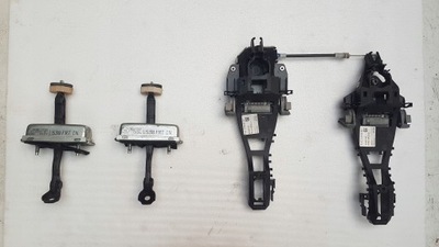 Обмежувач двері перед кронштейн ручка evoque 3d фото №1