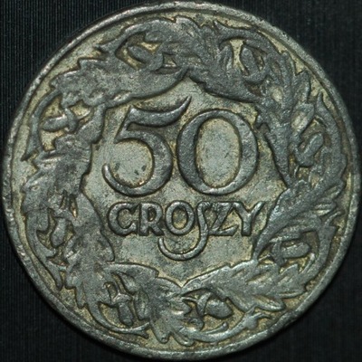 50 groszy 1923 - FAŁSZERSTWO z epoki - RZADKIE