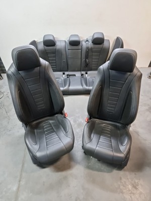 Mercedes w257 салон сиденья заднее сиденье кожа комплект фото №1