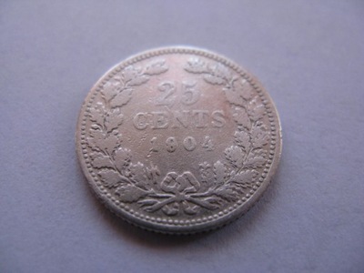 Holandia - 25 Cents - 1904