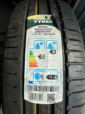 NOKIAN WETPROOF SUV 245/65R17 111H NUEVO DE VERANO  