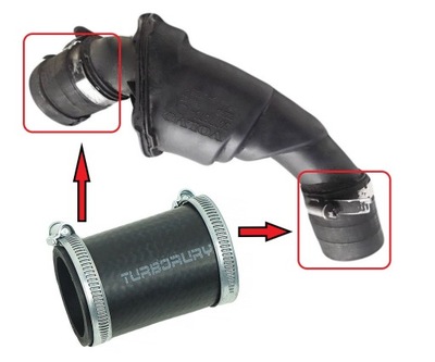 Труба wąż інтеркулер volvo s80 ii v70 iii 2.4 d фото №1