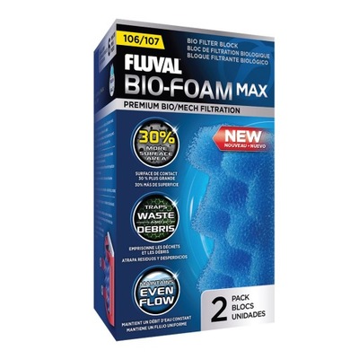 Fluval Bio-Foam Max Wkład bio-mech do 106/107