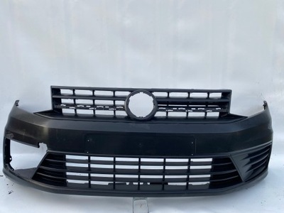 Бампер перед передній volkswagen vw caddy lift 2k фото №1