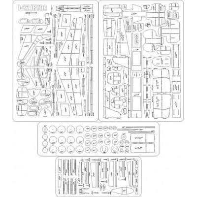 Szkielet do PZL I-22 Iryda M93K - Angraf 121