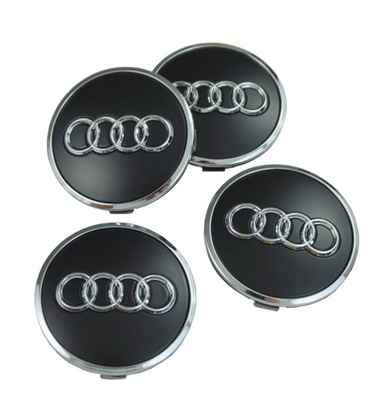 TAPACUBOS PARA DISCOS AUDI Q5 FY Q7 4M Q8 NEGRO MATE 4 PIEZAS 8W0601170B ORIGINAL  