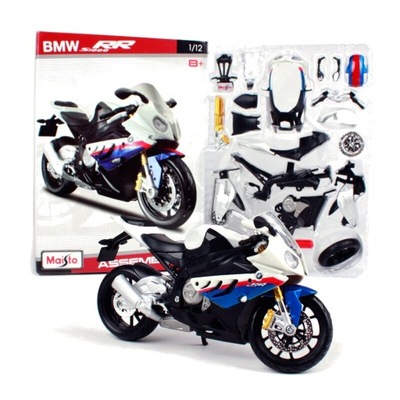 BMW S1000 RR model do składania skala 1:12 Maisto