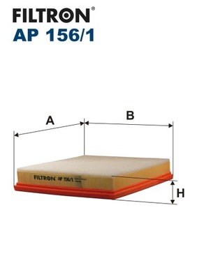 FILTRON AP 156/1 FILTER AIR  