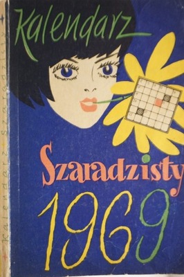 KALENDARZ SZARADZISTY 1969 KRZYŻÓWKI