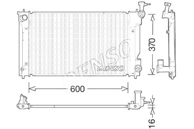 DENSO RADIATOR TOYOTA COROLLA E14 E15 06-  