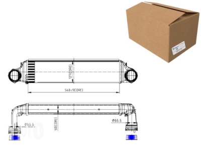 Интеркулер 3 e46 98- abakus фото №1