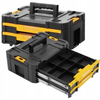 DEWALT TSTAK КОРОБКА IV Z 2 SZUFLADAMI 18X31X44 CM 8L DWST1-70706 PRO