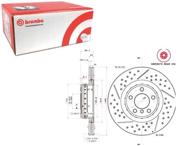 ДИСКИ ТОРМОЗНЫЕ ТОРМОЗНЫЕ 2 ШТУКИ. ЗАД BMW 1 F20 1 F21 2 F22 F87 2 F23 3 F30 F80