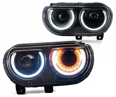 ФАРА ФОНАРІ LED (СВІТЛОДІОД) VLAND DODGE CHALLENGER 08-14R