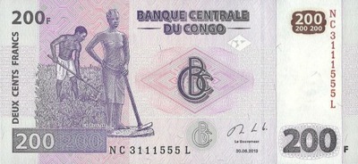 Kongo - 200 Francs - 2013 - P99 - St.1