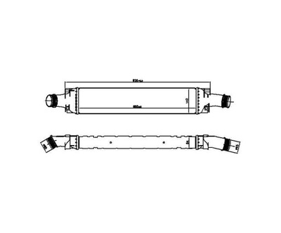 Интеркулер audi q5 fy , 21 - 8w0145805 фото №1