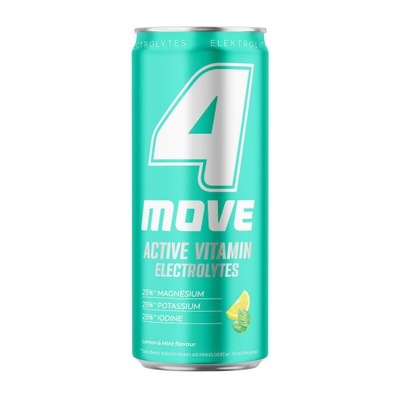 4MOVE NAPÓJ ACTIVE VITAMIN 330ML ELEKTROLYTES LEMON MINT
